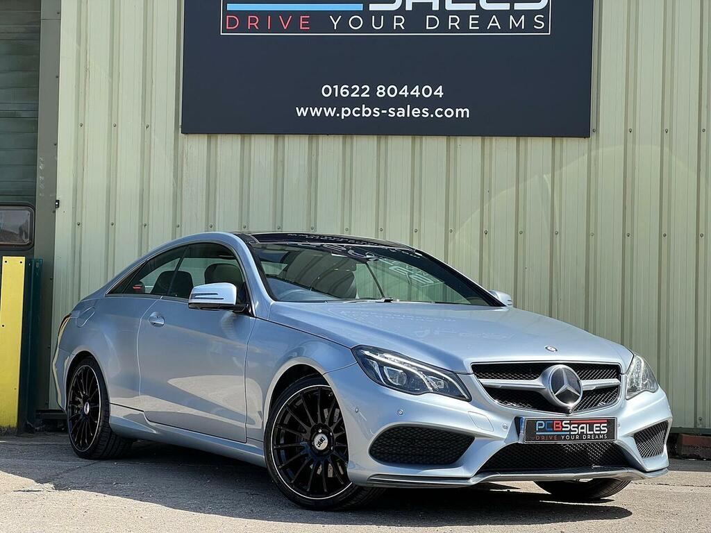 Mercedes-Benz E Class 3.0 E350d V6 Bluetec Amg Sport Coupe G- Silver