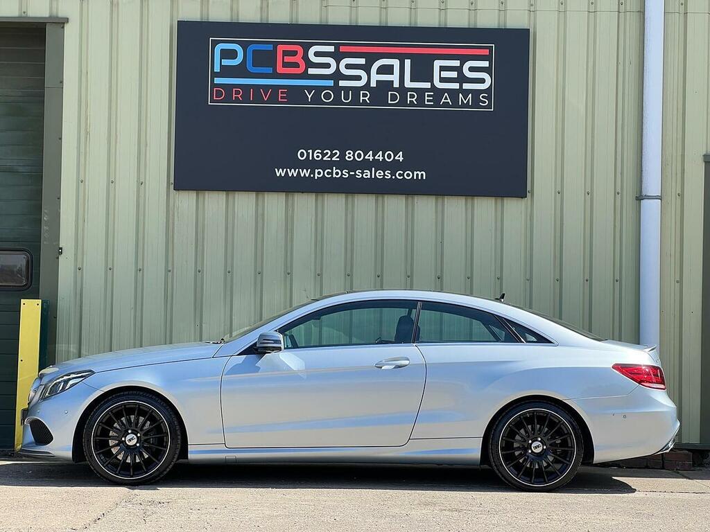 Mercedes-Benz E Class 3.0 E350d V6 Bluetec Amg Sport Coupe G- Silver #5