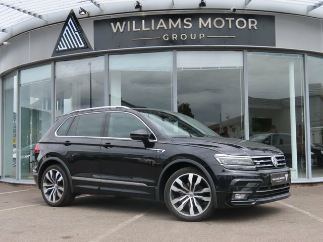 Volkswagen Tiguan 2018 2.0 Tdi R-line Suv Dsg 4Motion Eur Black