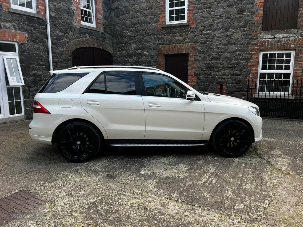Mercedes-Benz M Class Ml250 Cdi Bluetec Sport White #5
