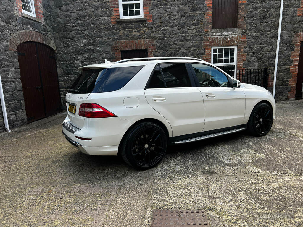 Mercedes-Benz M Class Ml250 Cdi Bluetec Sport White #4