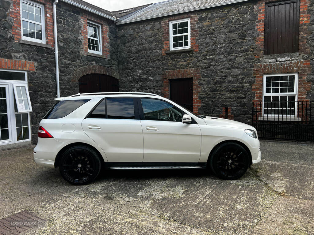 Mercedes-Benz M Class Ml250 Cdi Bluetec Sport White #2
