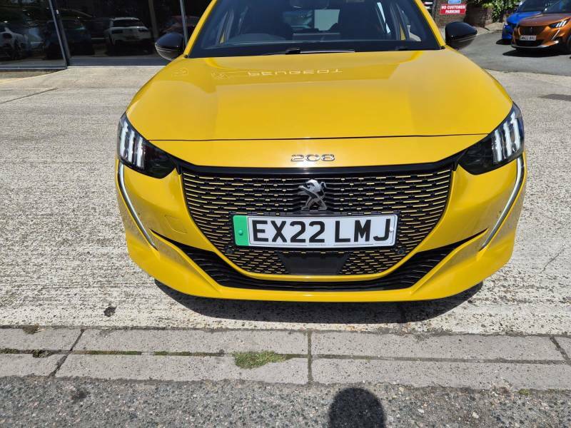 Peugeot e-208 100Kw Gt Premium 50Kwh - 2022 22 EX22LMJ Yellow #6