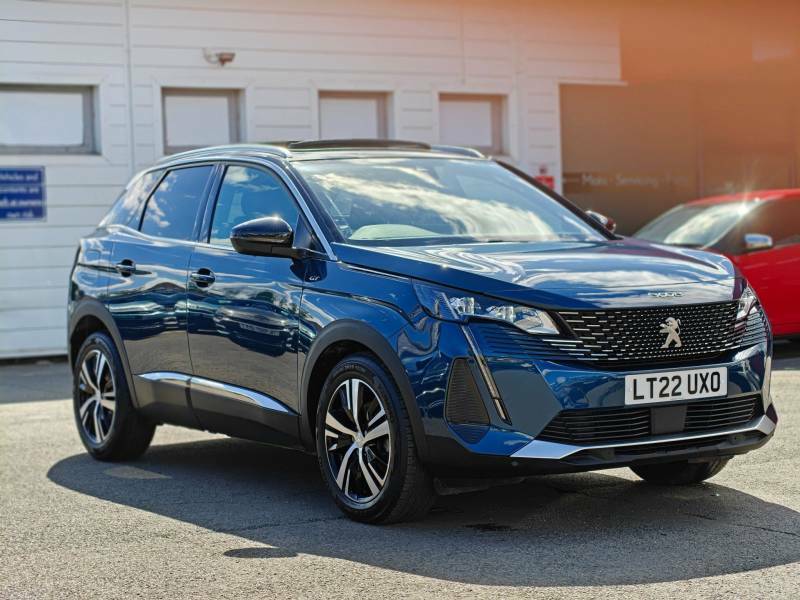 Peugeot 3008 1.2 Puretech Gt Euro 6 Ss LT22UXO Blue