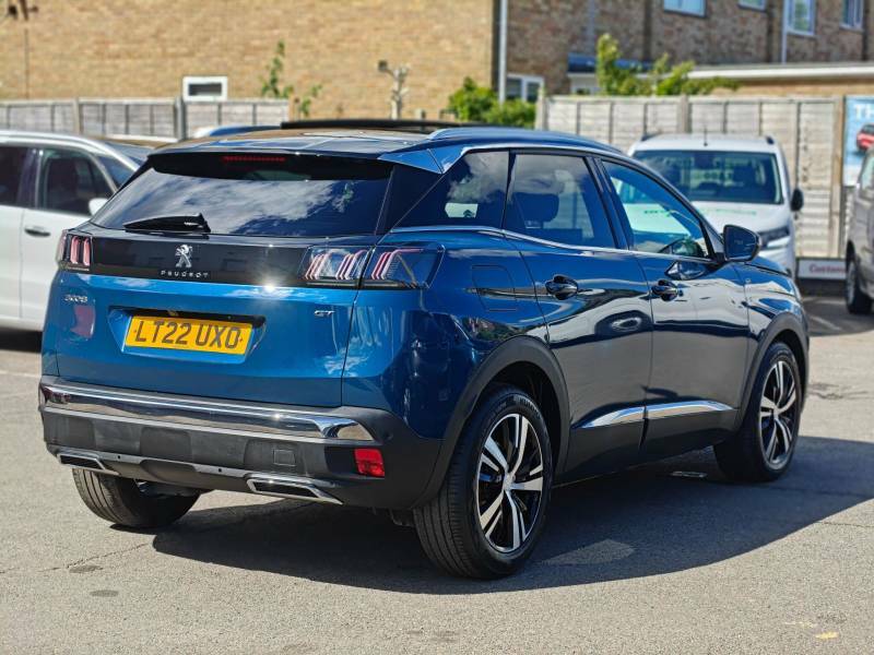 Peugeot 3008 1.2 Puretech Gt Euro 6 Ss LT22UXO Blue #3