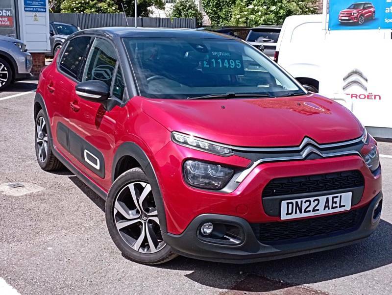 Citroen C3 1.2 Puretech Shine Plus Euro 6 Ss Red