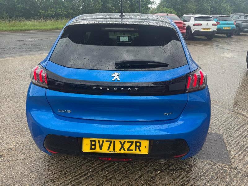 Peugeot 208 1.2 Puretech 100 Gt - 2021 71 BV71XZR Blue #4
