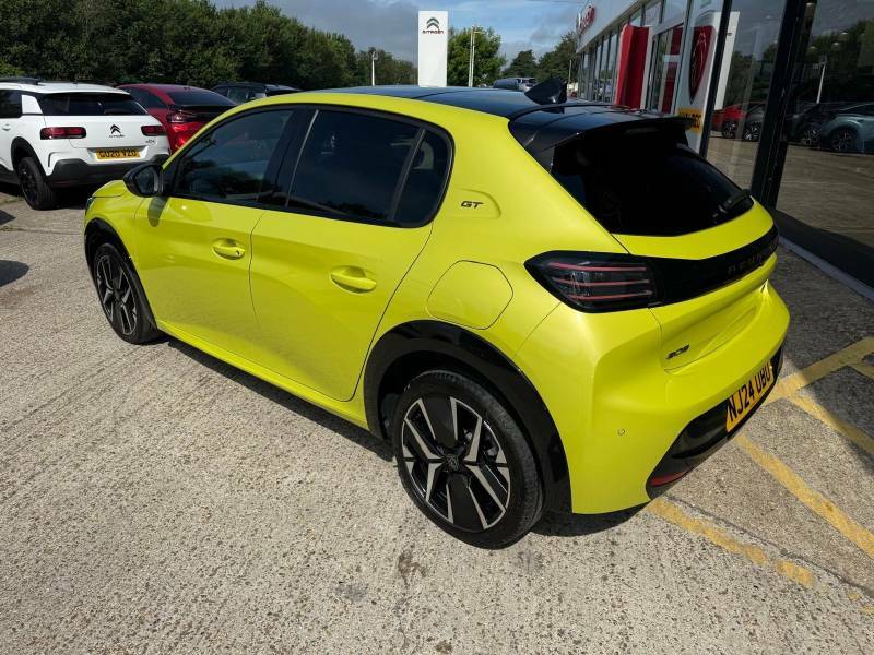 Peugeot 208 1.2 Puretech 100 Gt - 2024 24 NJ24UBU Yellow #4