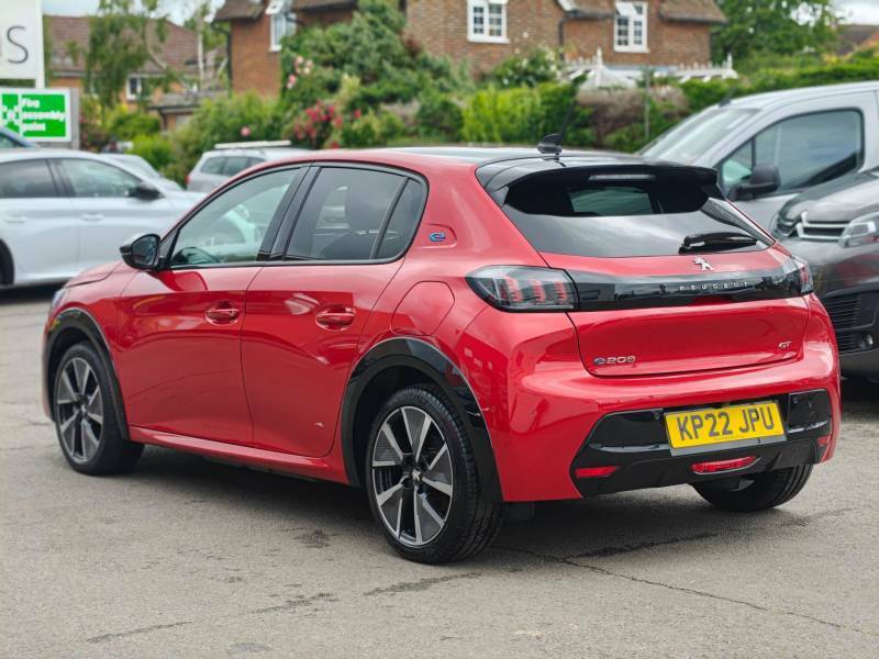 Peugeot e-208 50Kwh Gt 7Kw Charger - 2022 22 Red #5