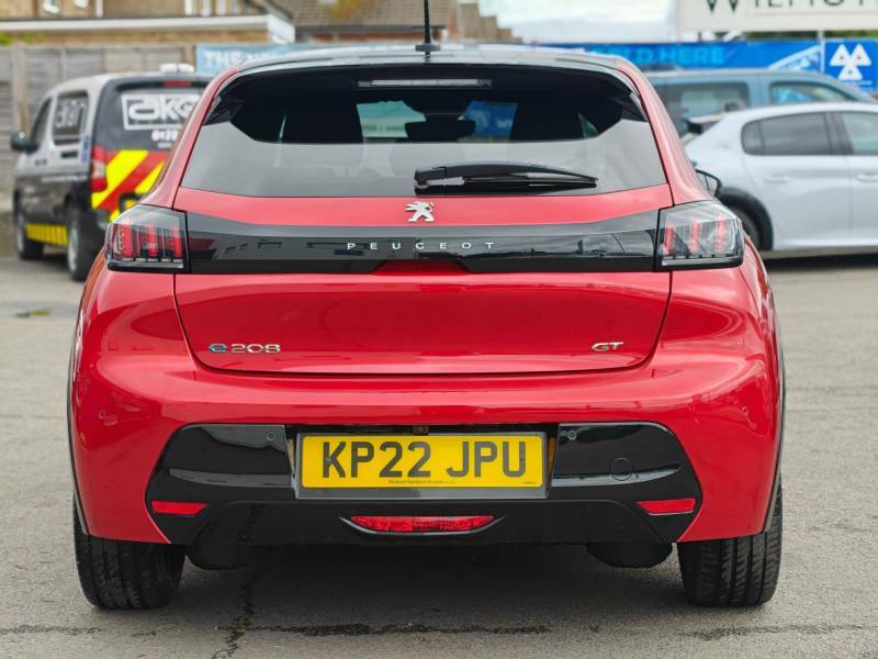 Peugeot e-208 50Kwh Gt 7Kw Charger - 2022 22 Red #4