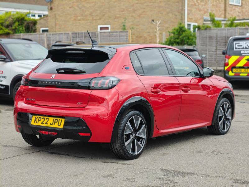 Peugeot e-208 50Kwh Gt 7Kw Charger - 2022 22 Red #3