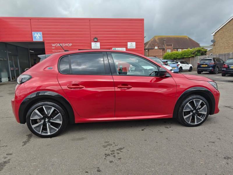 Peugeot e-208 50Kwh Gt 7Kw Charger - 2022 22 Red #2