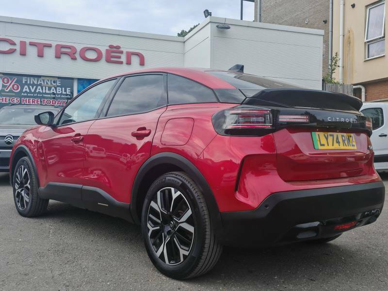 Citroen e-C4 Extended Range 54Kwh Max 7.4Kw Charger Red #4