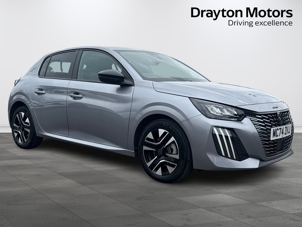 Peugeot 208 1.2 Hybrid Allure Hatchback Hybrid E Ds Grey