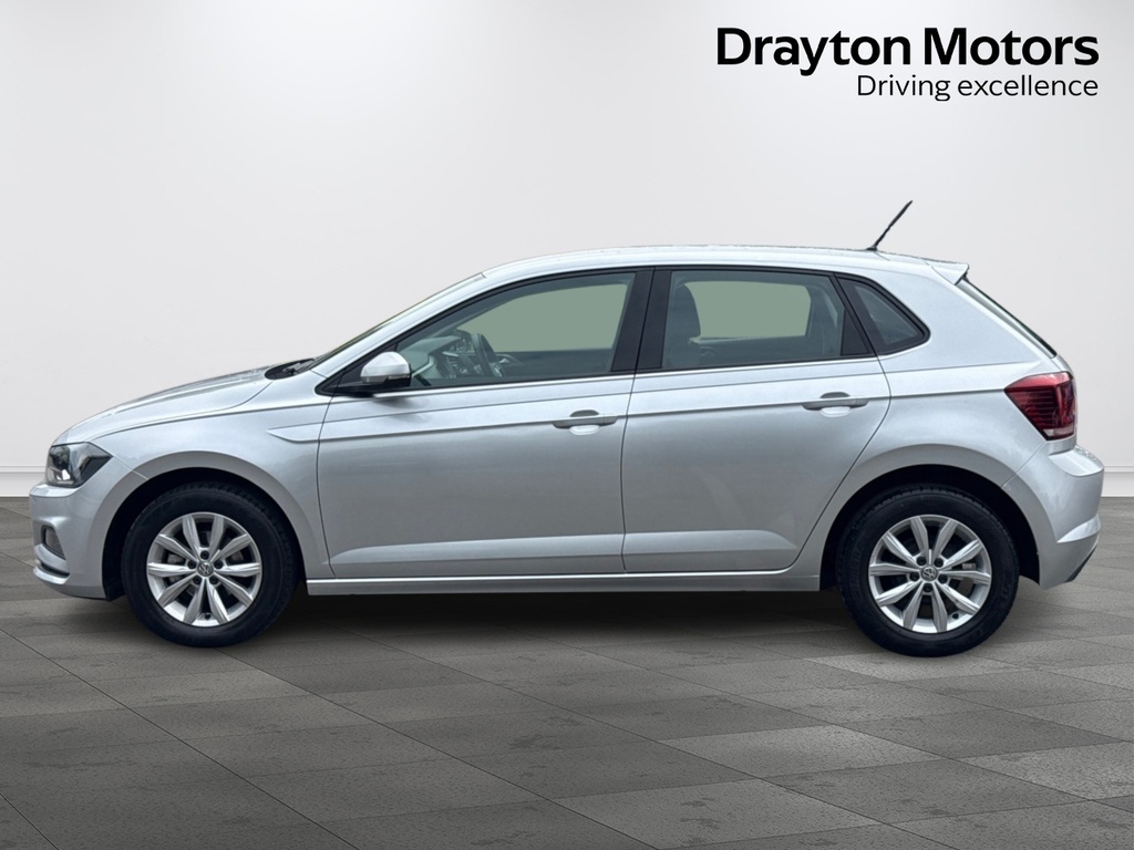 Volkswagen Polo 1.0 Se Hatchback FY68DVA Silver #5