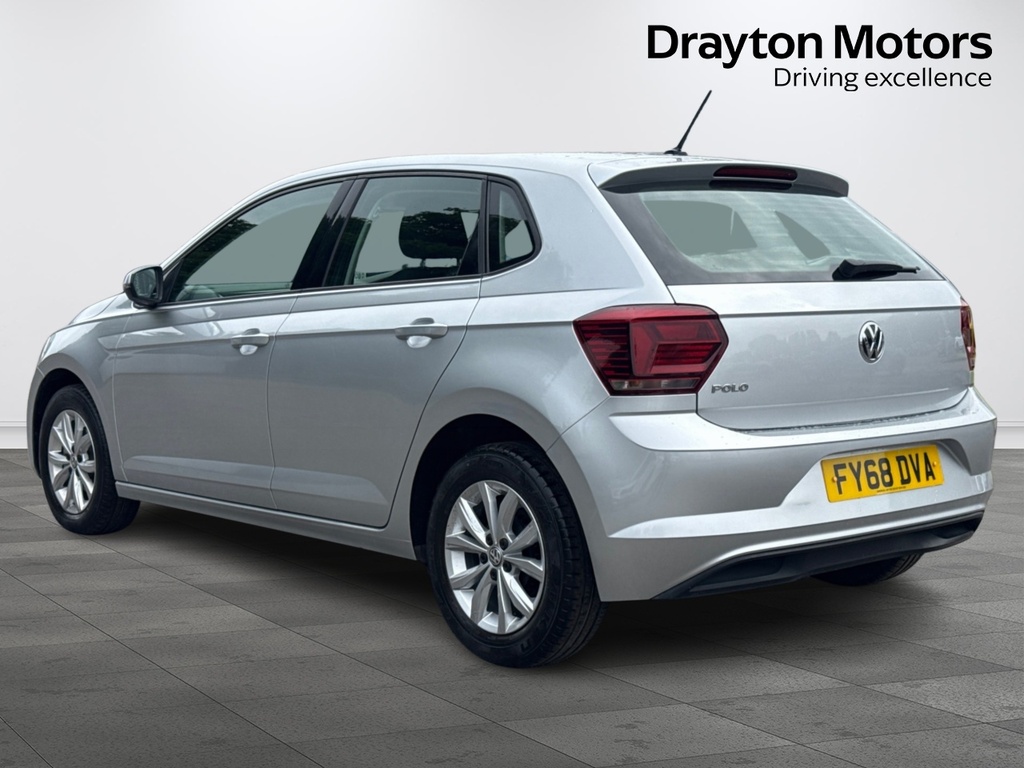 Volkswagen Polo 1.0 Se Hatchback FY68DVA Silver #6