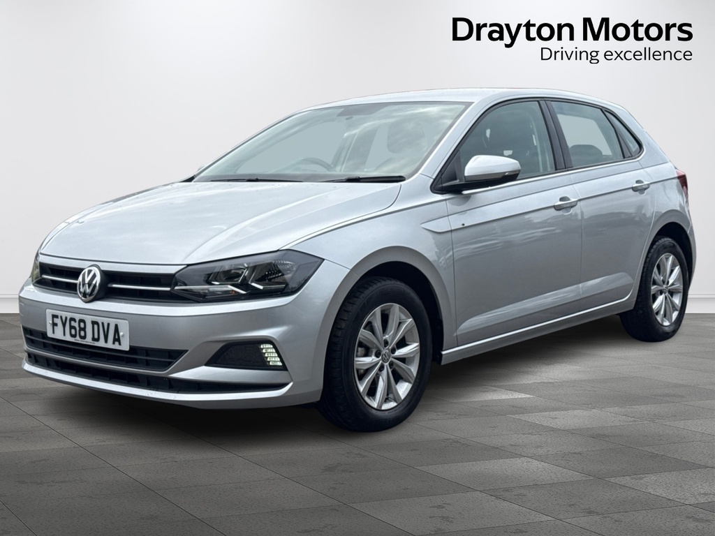Volkswagen Polo 1.0 Se Hatchback FY68DVA Silver #4