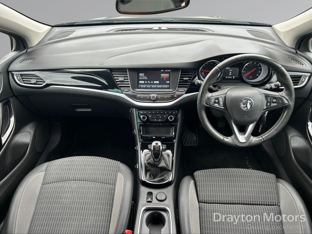 Vauxhall Astra 1.2 Turbo Griffin Edition Hatchback Man NY21FVZ Black #2