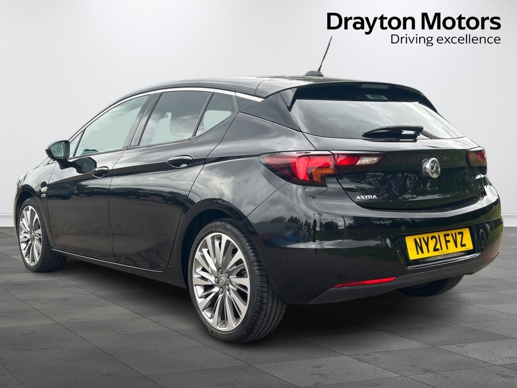 Vauxhall Astra 1.2 Turbo Griffin Edition Hatchback Man NY21FVZ Black #6