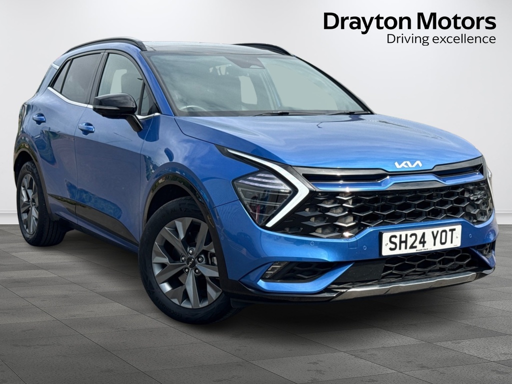 Kia Sportage 1.6 H T Gdi Gt Line S Suv Hybrid Blue