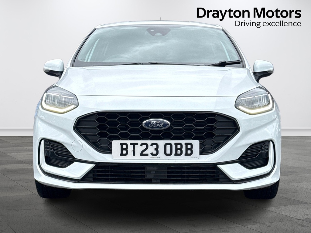 Ford Fiesta 1.0T Ecoboost Mhev St Line X Edition Hatchback BT23OBB White #2