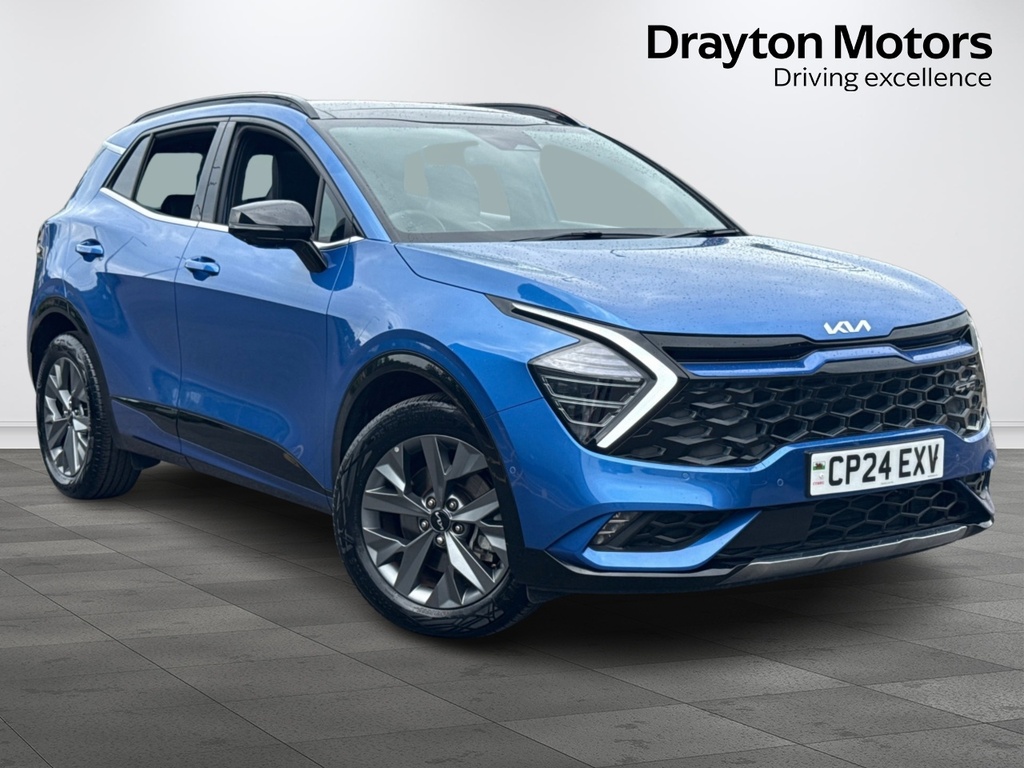 Kia Sportage 1.6 H T Gdi Gt Line S Suv Hybrid A Blue