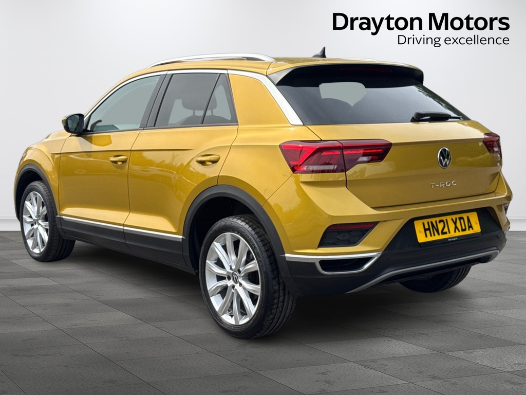 Volkswagen T-Roc 1.5 Tsi Gpf Evo Sel Suv Dsg HN21XDA Yellow #5