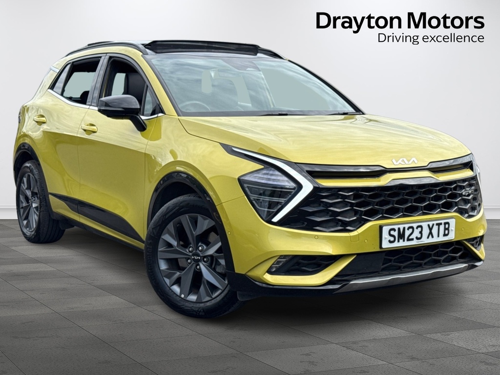 Kia Sportage 1.6 H T Gdi Gt Line S Suv Hybrid Yellow