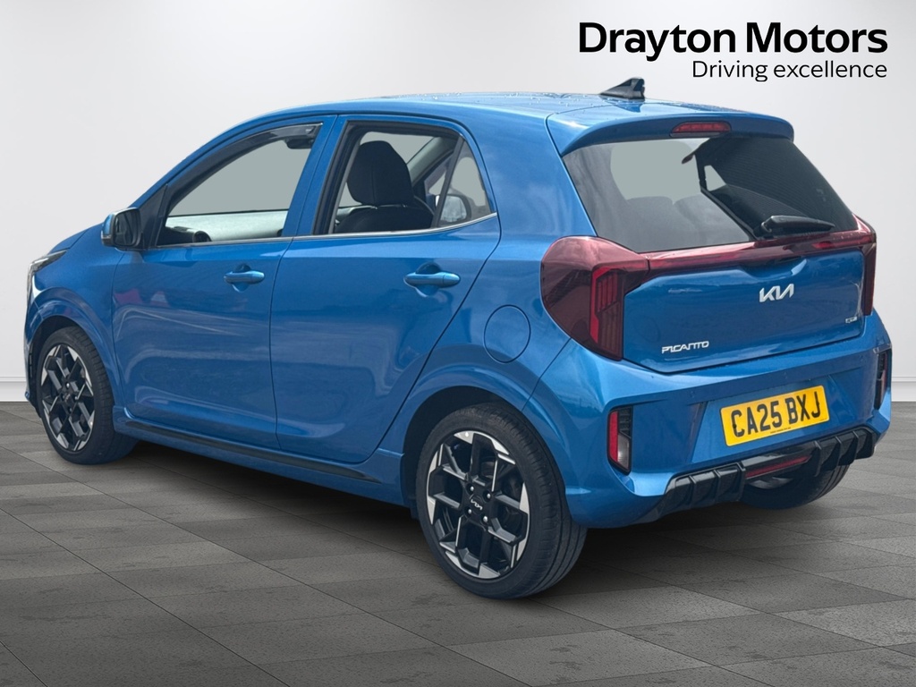 Kia Picanto 1.0 Gt-line Hatchback Amt Euro 6 Ss CA25BXJ Blue #6