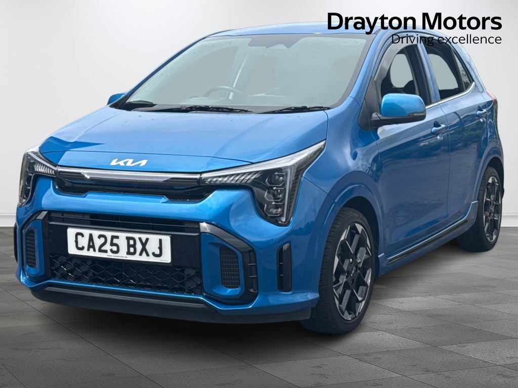 Kia Picanto 1.0 Gt-line Hatchback Amt Euro 6 Ss CA25BXJ Blue #4