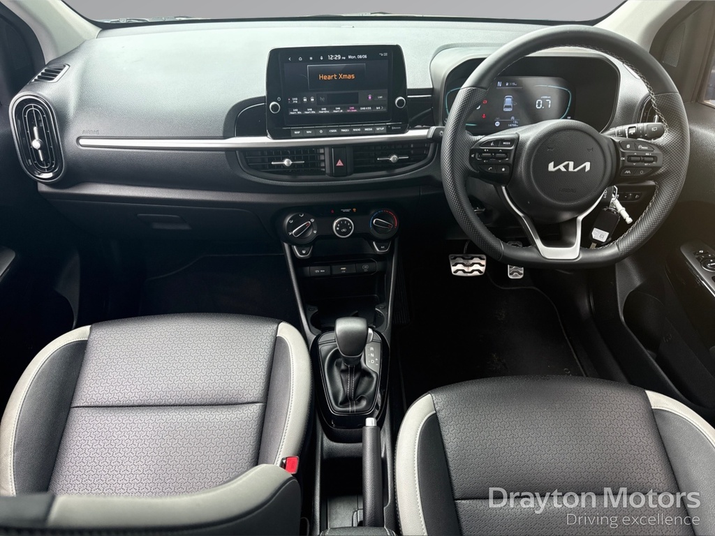 Kia Picanto 1.0 Gt-line Hatchback Amt Euro 6 Ss CA25BXJ Blue #2