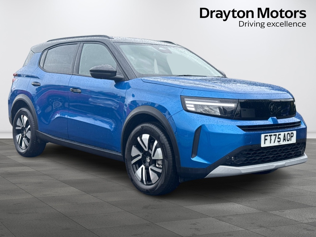 Vauxhall Frontera 1.2 110Ps Ultimate Suv Hybrid E Dct FT75AOP Blue