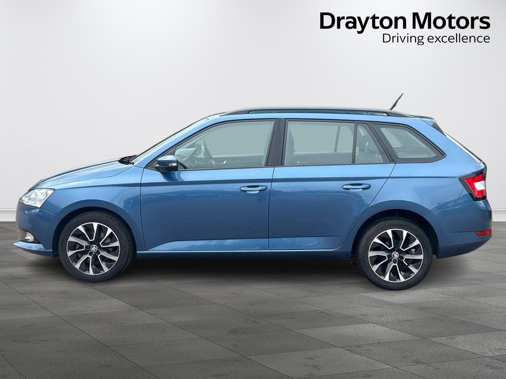 Skoda Fabia 1.0 Tsi Se Drive Estate Blue #5