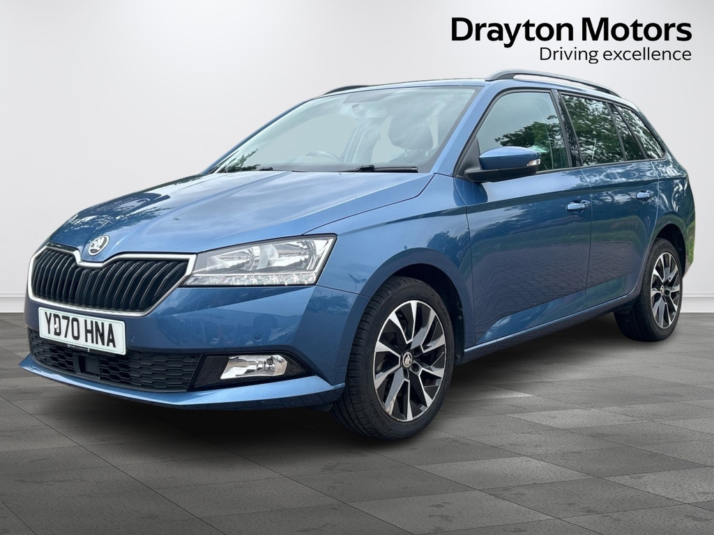 Skoda Fabia 1.0 Tsi Se Drive Estate Blue #4