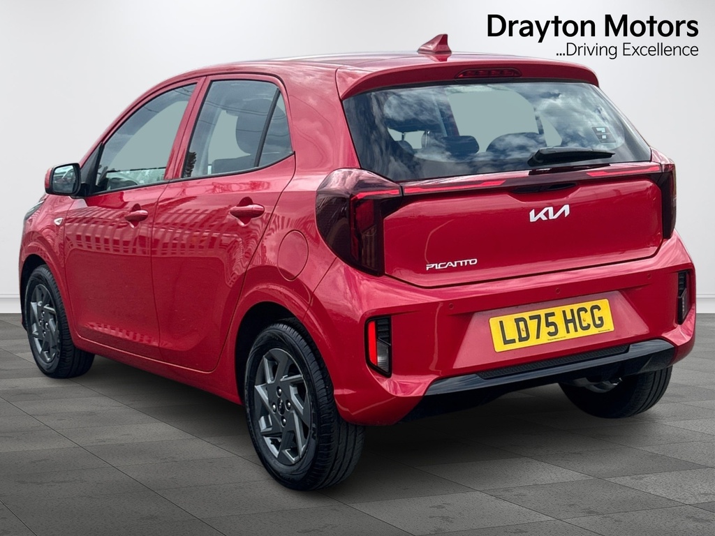 Kia Picanto 1.0 2 Hatchback Amt LD75HCG Red #6
