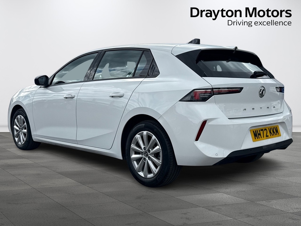 Vauxhall Astra 1.2 Turbo Design Hatchback MH72KKM White #6
