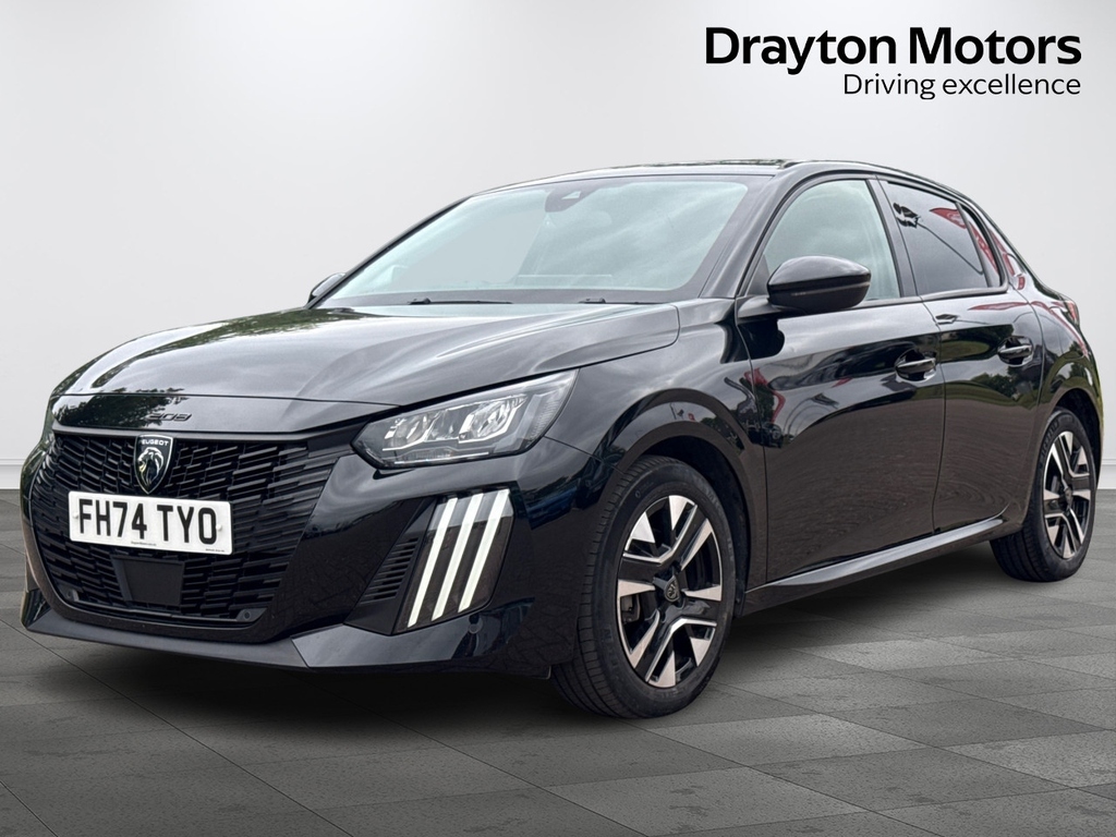 Peugeot 208 1.2 Puretech Allure Hatchback FH74TYO Black #4