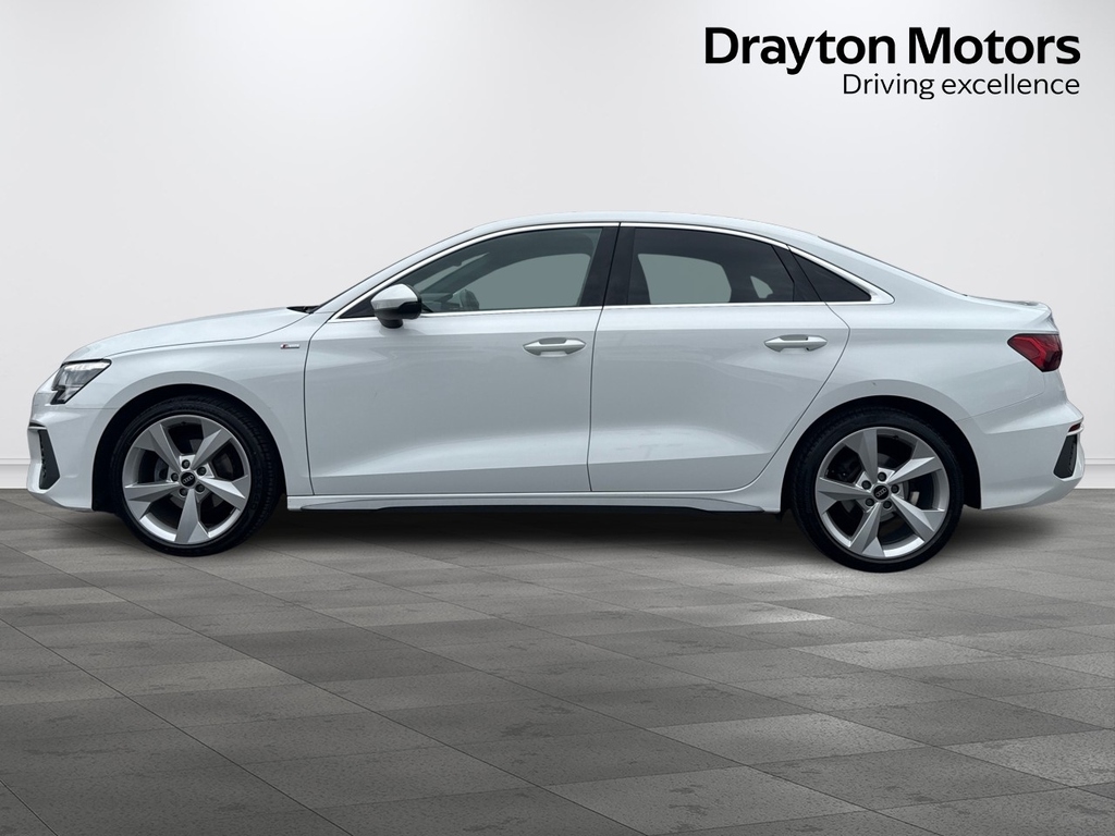 Audi A3 1.0 Tfsi 30 S Line Saloon S Tronic MK72BHD White #5