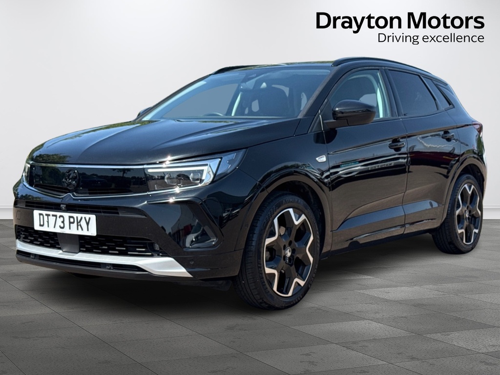Vauxhall Grandland 1.2 Turbo Ultimate Suv Euro 6 S DT73PKY Black #4