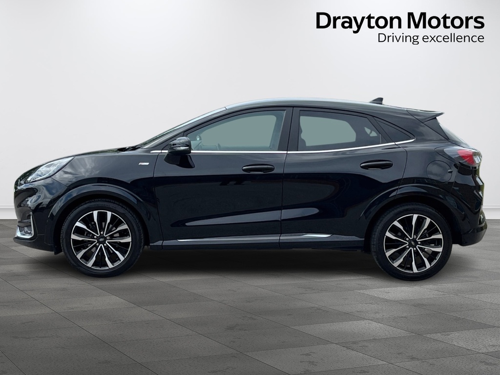 Ford Puma 1.0T Ecoboost Mhev St Line Vignale Suv ML24VKZ Black #5