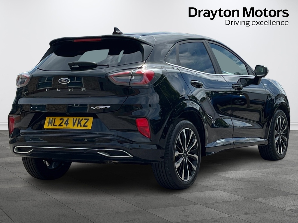 Ford Puma 1.0T Ecoboost Mhev St Line Vignale Suv ML24VKZ Black #6