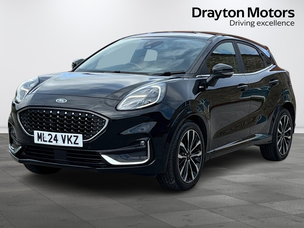 Ford Puma 1.0T Ecoboost Mhev St Line Vignale Suv ML24VKZ Black #4