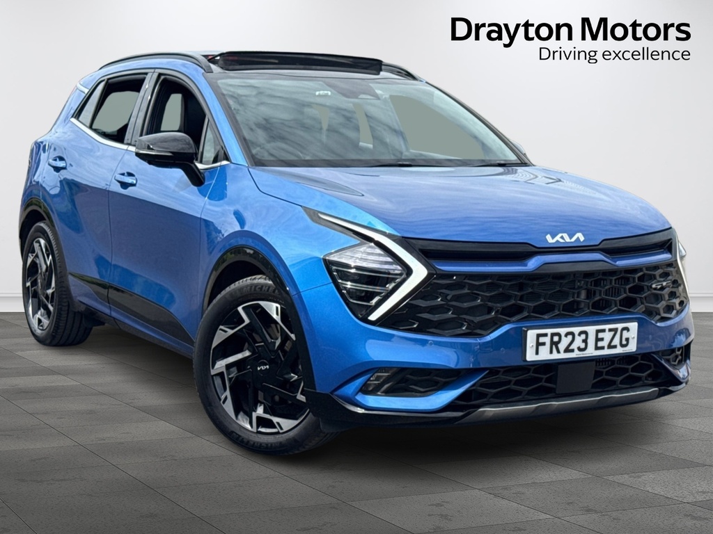 Kia Sportage 1.6 T-gdi Mhev Gt-line S Suv Hybrid Dct Blue