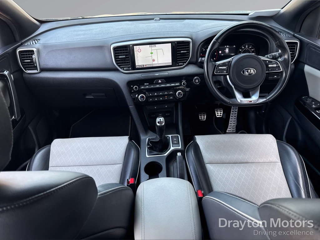 Kia Sportage 1.6 Crdi Mhev Gt-line Suv Hybrid Silver