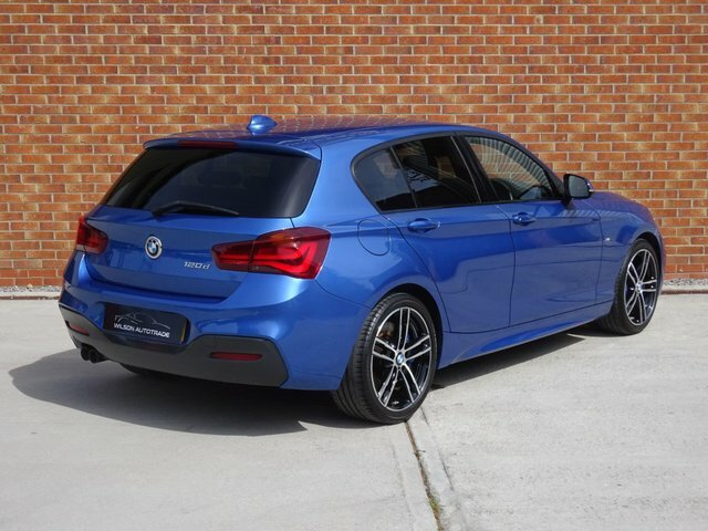 BMW 1 Series 120D M Sport Shadow CX19JOV Blue #3