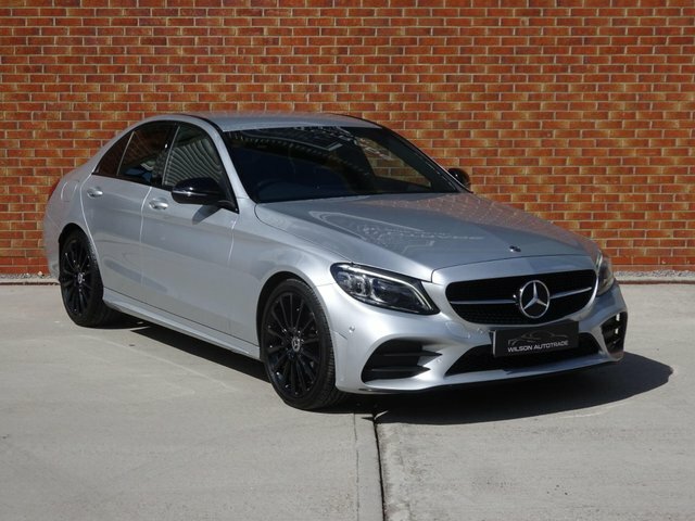 Mercedes-Benz C Class C220d Amg Line Night Silver