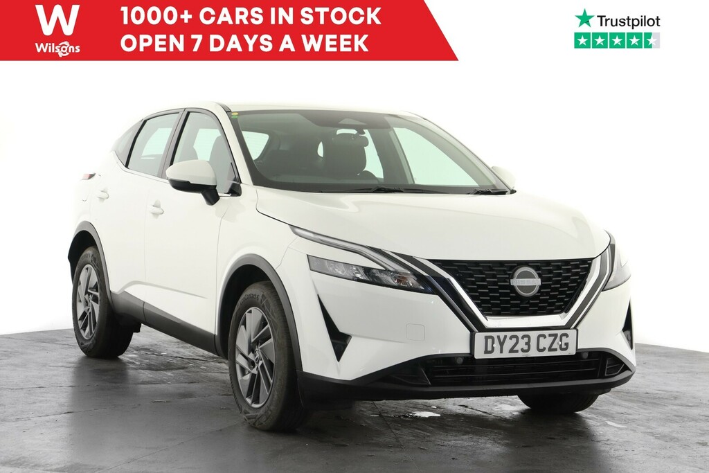 Nissan Qashqai 1.3 Dig-t Mh 158 Acenta Premium Xtronic DY23CZG White