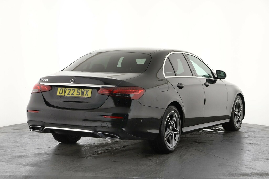 Mercedes-Benz E Class E200 Amg Line 9G-tronic OV22SWX Black #3