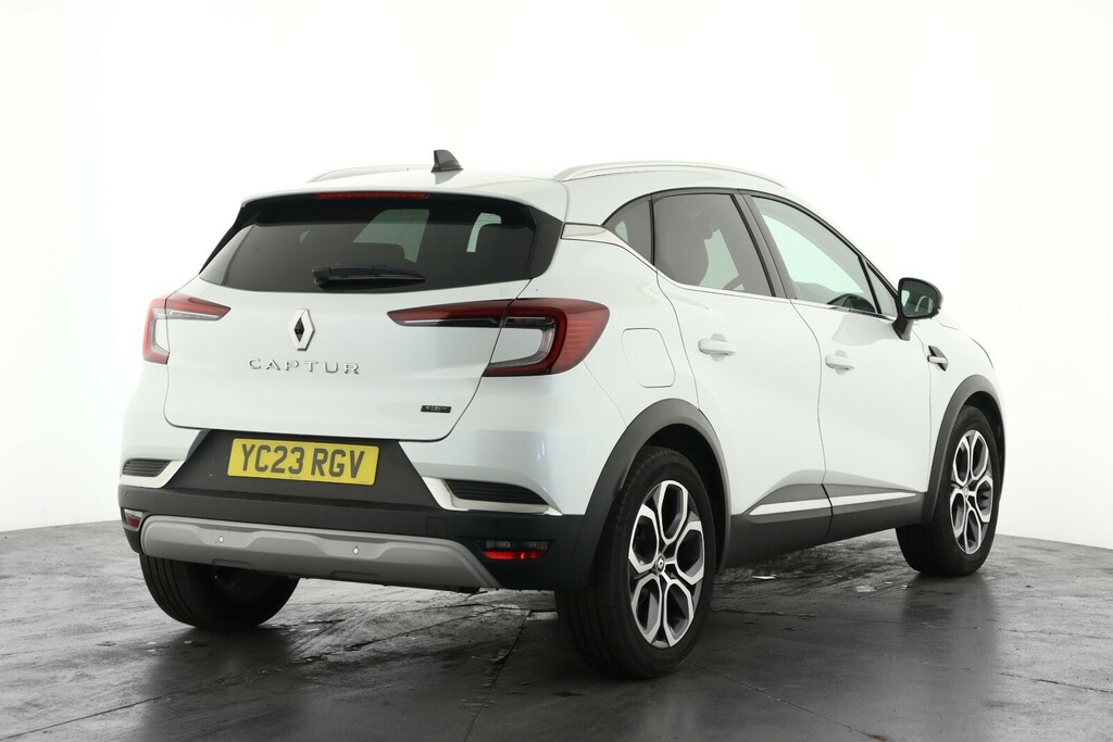 Renault Captur 1.6 E-tech Full Hybrid 145 Techno YC23RGV White #3