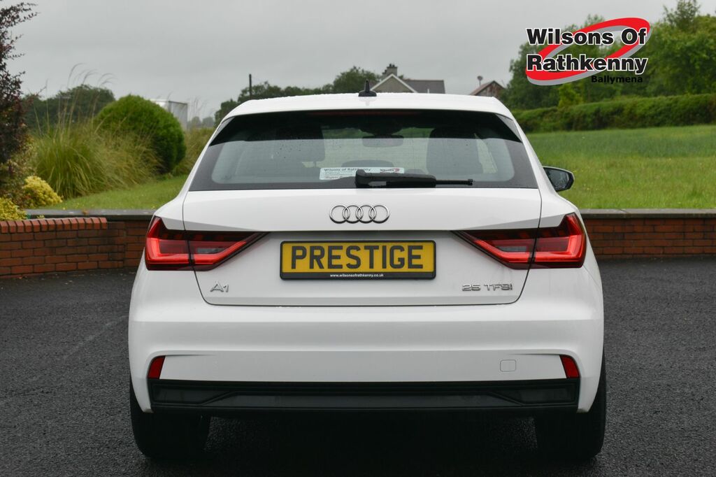 Audi A1 Hatchback GV72HXJ White #4